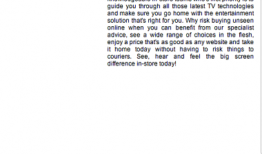 (Thumbnail) Screenshot of the Richer Sounds website, with images deactivated. Because the alt attribute is not defined, visually impaired people cannot access this information.